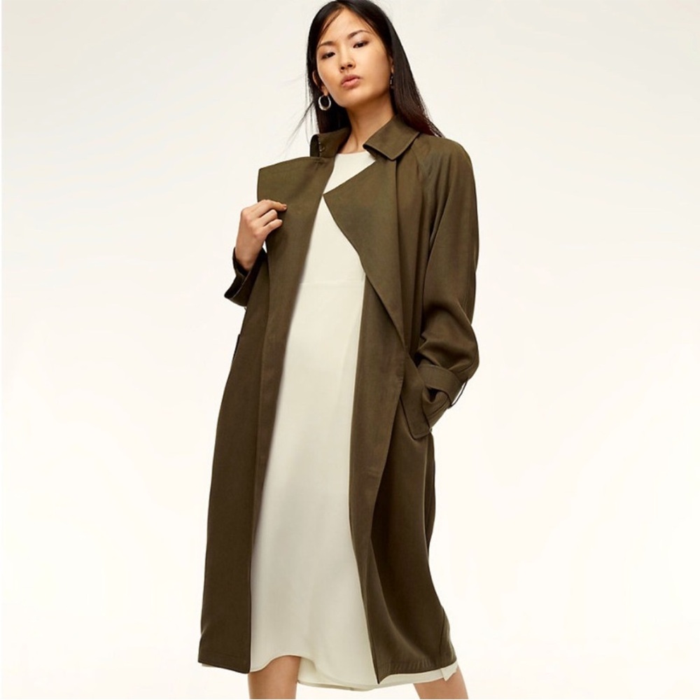 Babaton Aritzia Lawson trench coat